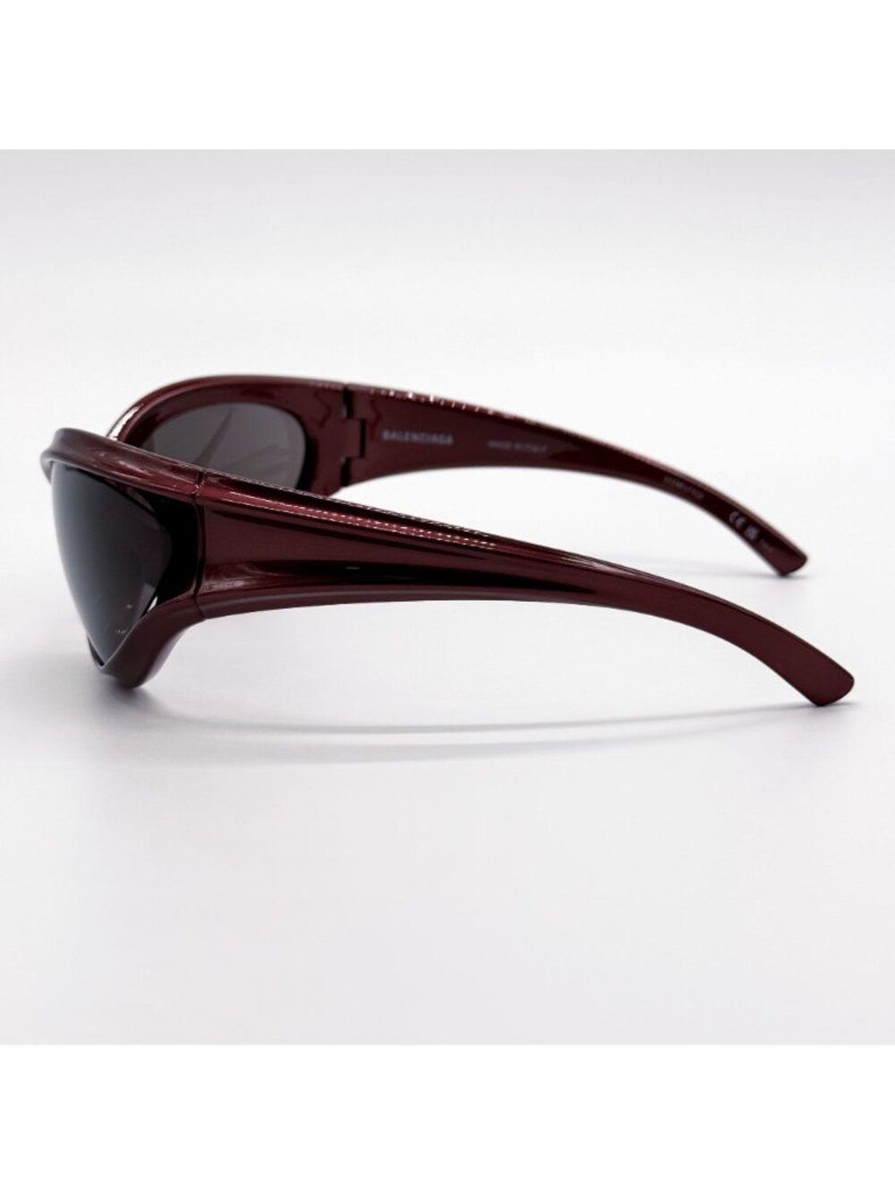 NEW BALENCIAGA BB0317S 002 SUNGLASSES BURGUNDY UNISEX EYEWEAR BALENCIAGA - Picture 5 of 9
